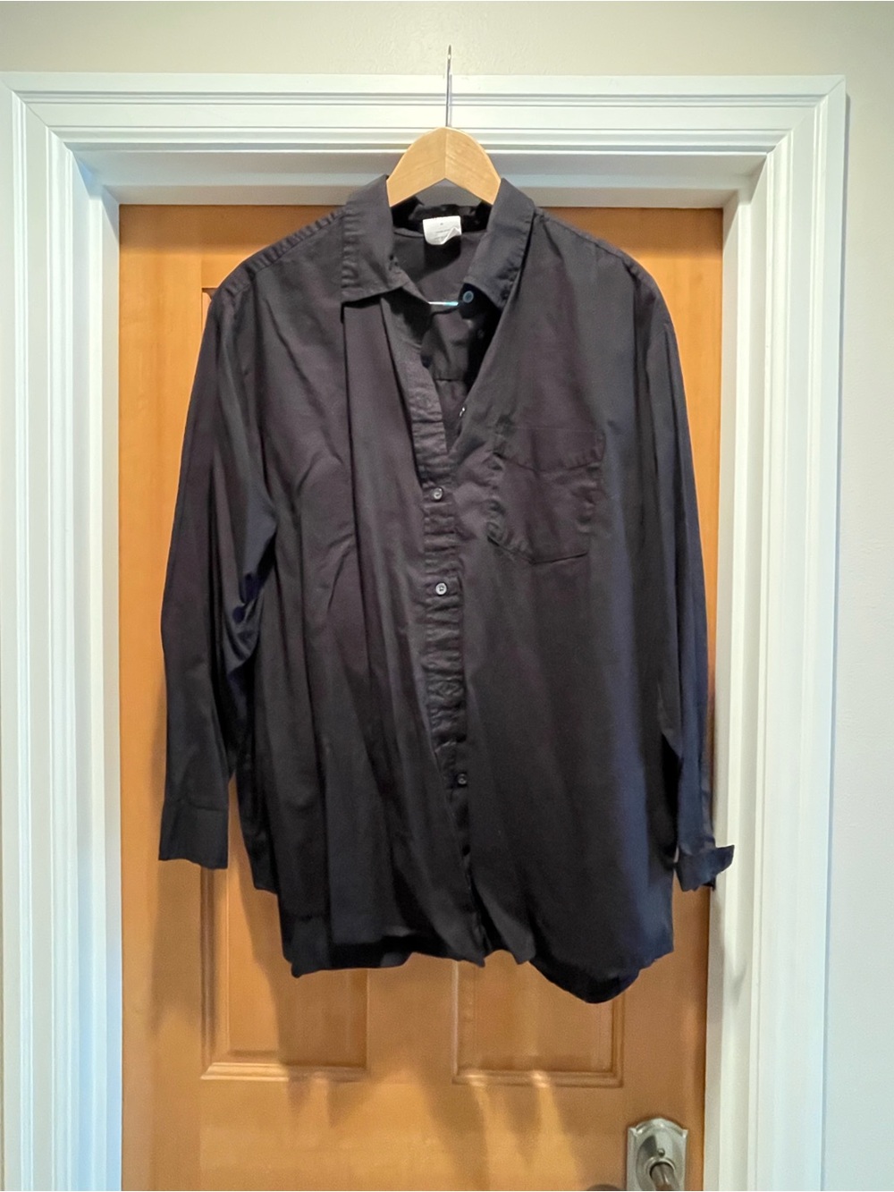 GAP Factory Black Women's Button-Down Shirt